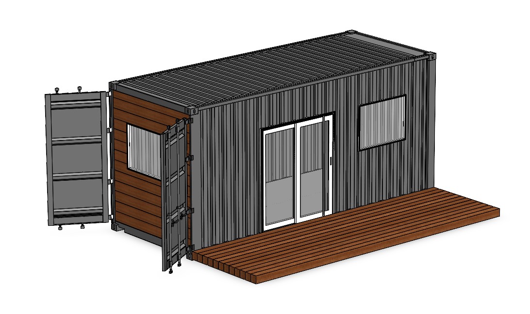 The Ezra: 20ft Container Home - Backcountry Containers