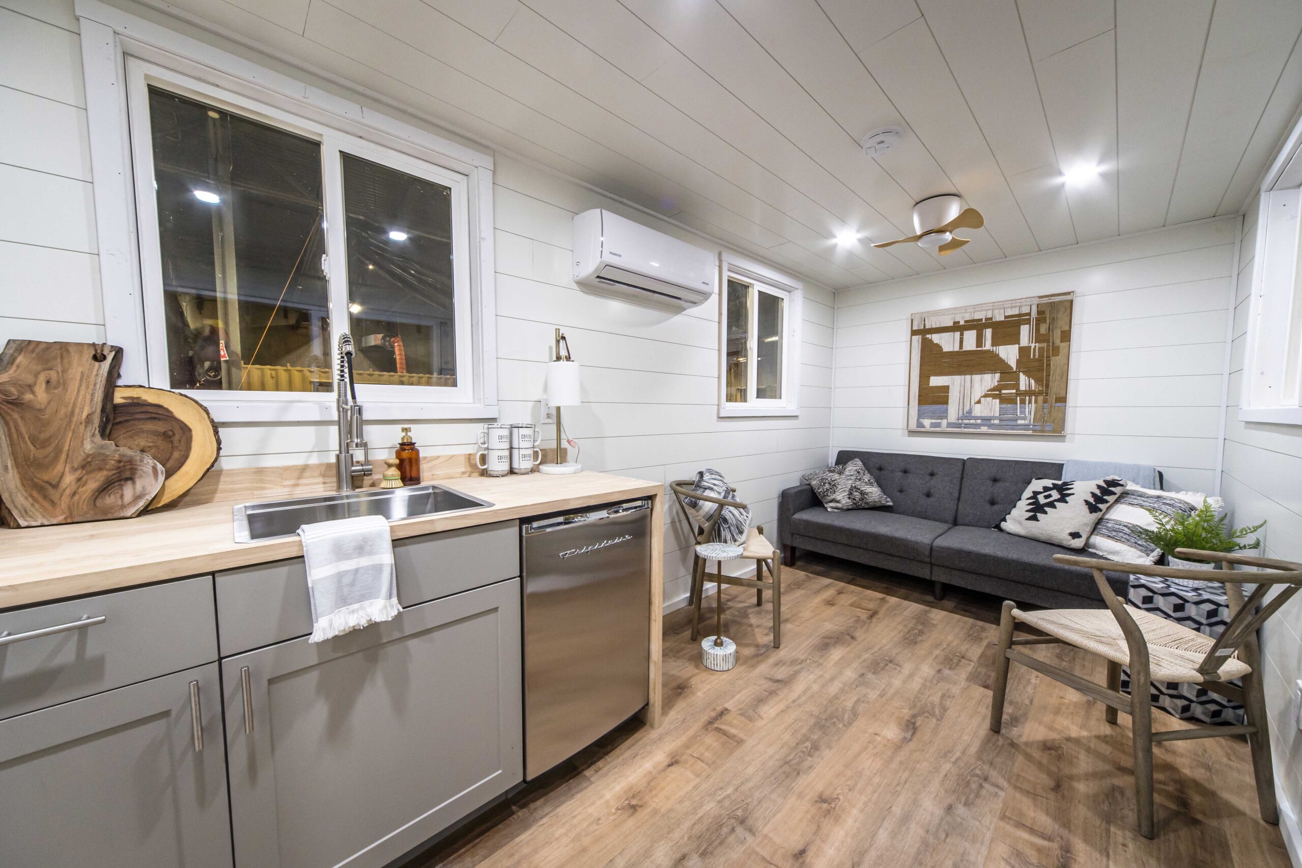 The Ezra: 20ft Container Home interior